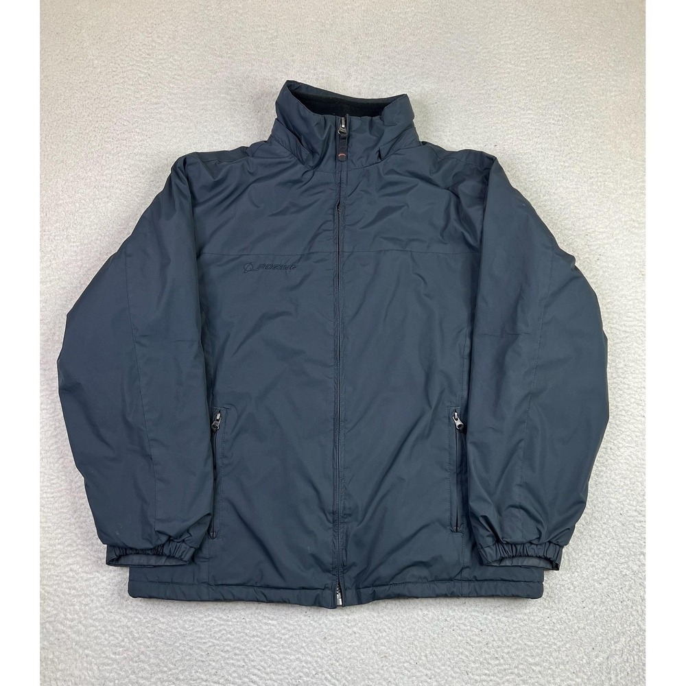 Boeing Jacket Mens Medium Blue 3-in-1 Interchange Fleece Lined Zip Insulated